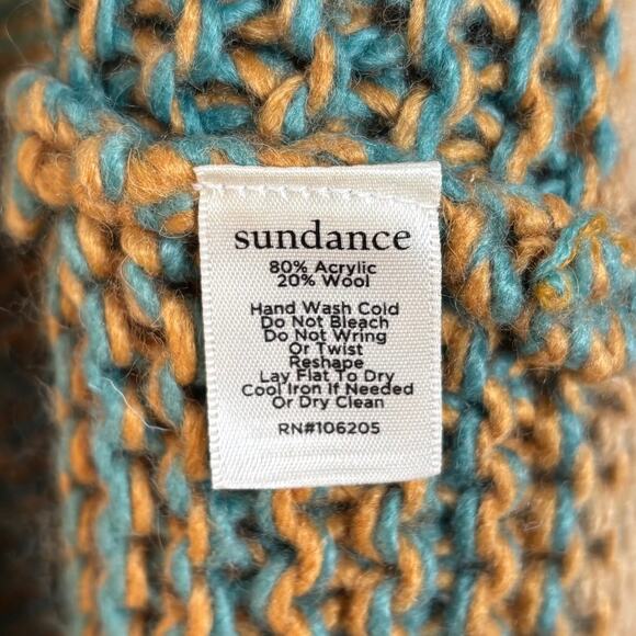 Sundance Marled Knit Cardigan Sweater Coat Wool Blend Size Small - Picture 4 of 4